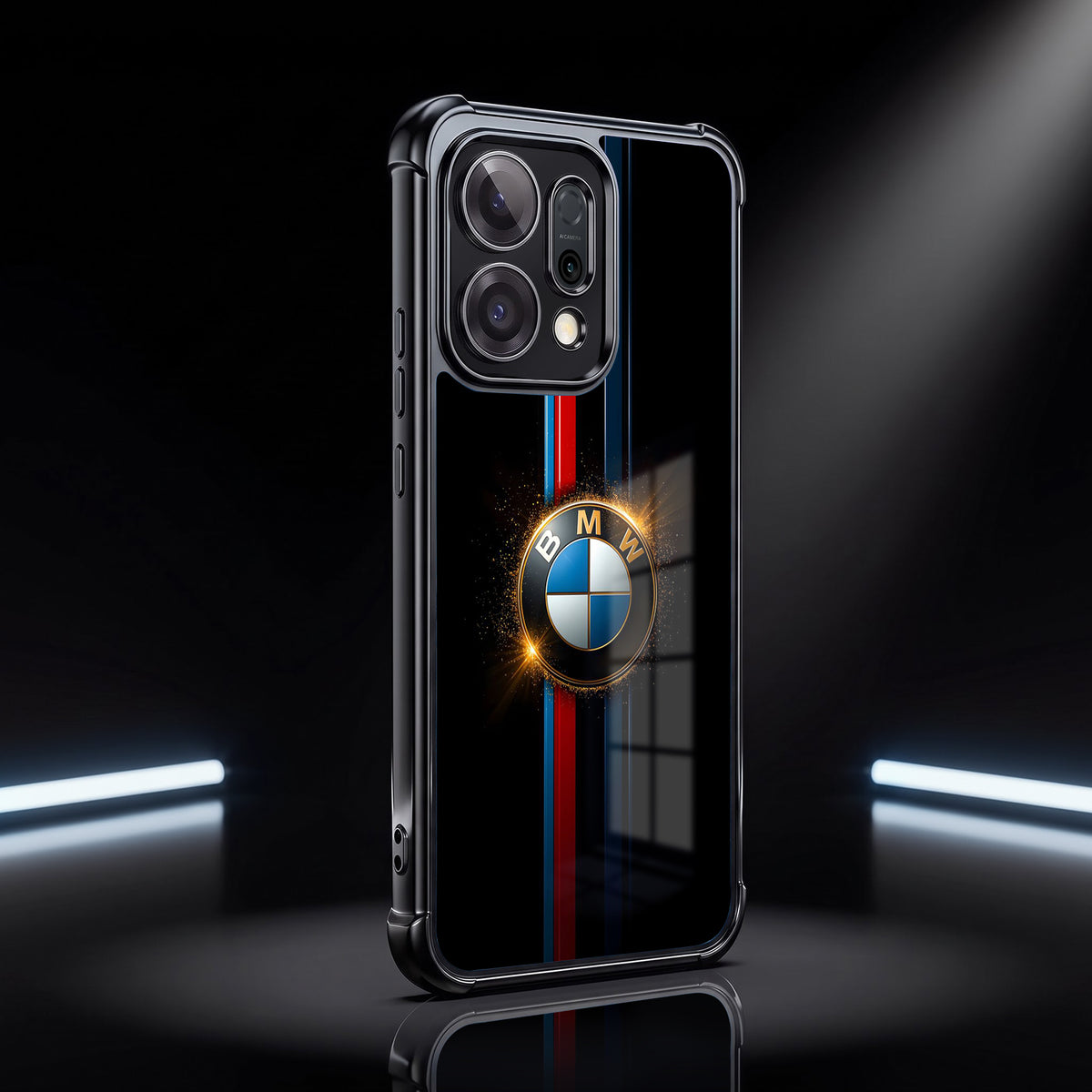 Oppo Reno 14 5G Premium BMW Logo Airbags Printed Back Case