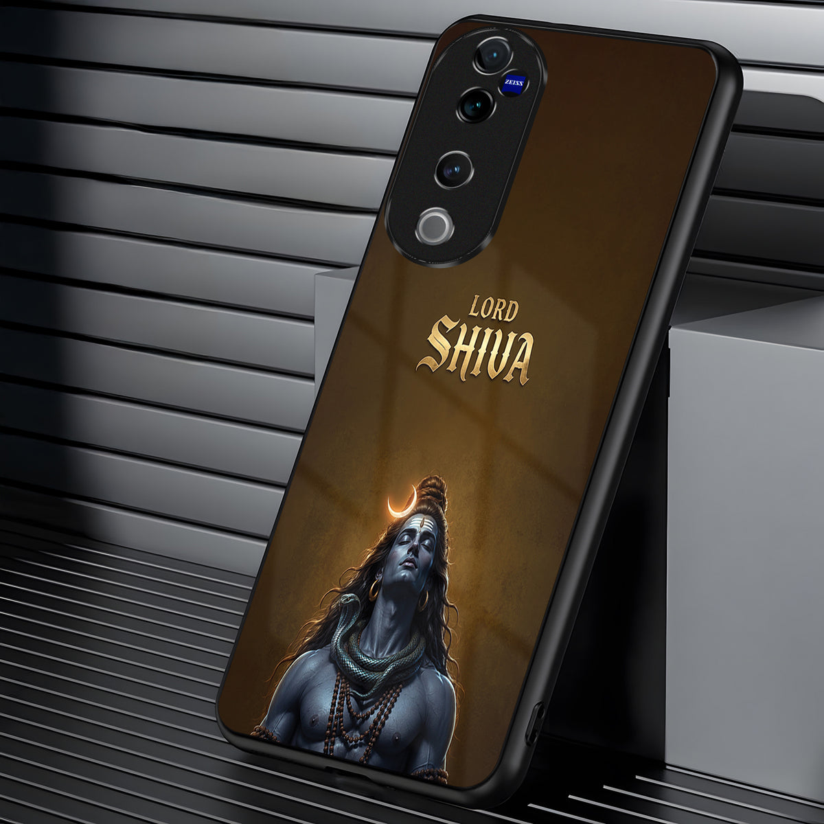 Vivo V40 Pro Lord Shiva Acrylic Glass Back Case