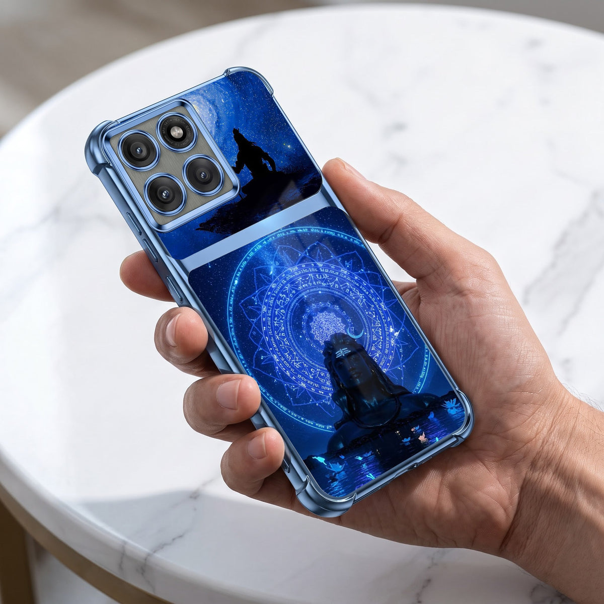 Motorola Edge 60 Pro 5G Adiyogi Dual-Tone Transparent Airbags Case
