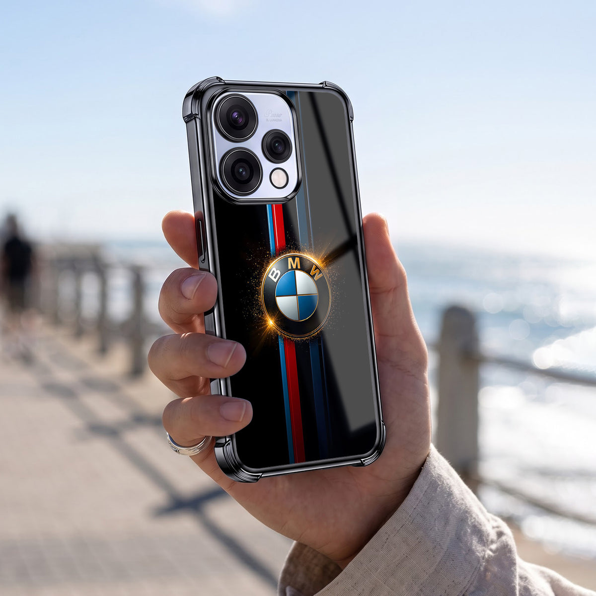 Oppo Reno 15 5G Premium BMW Logo Airbags Printed Back Case