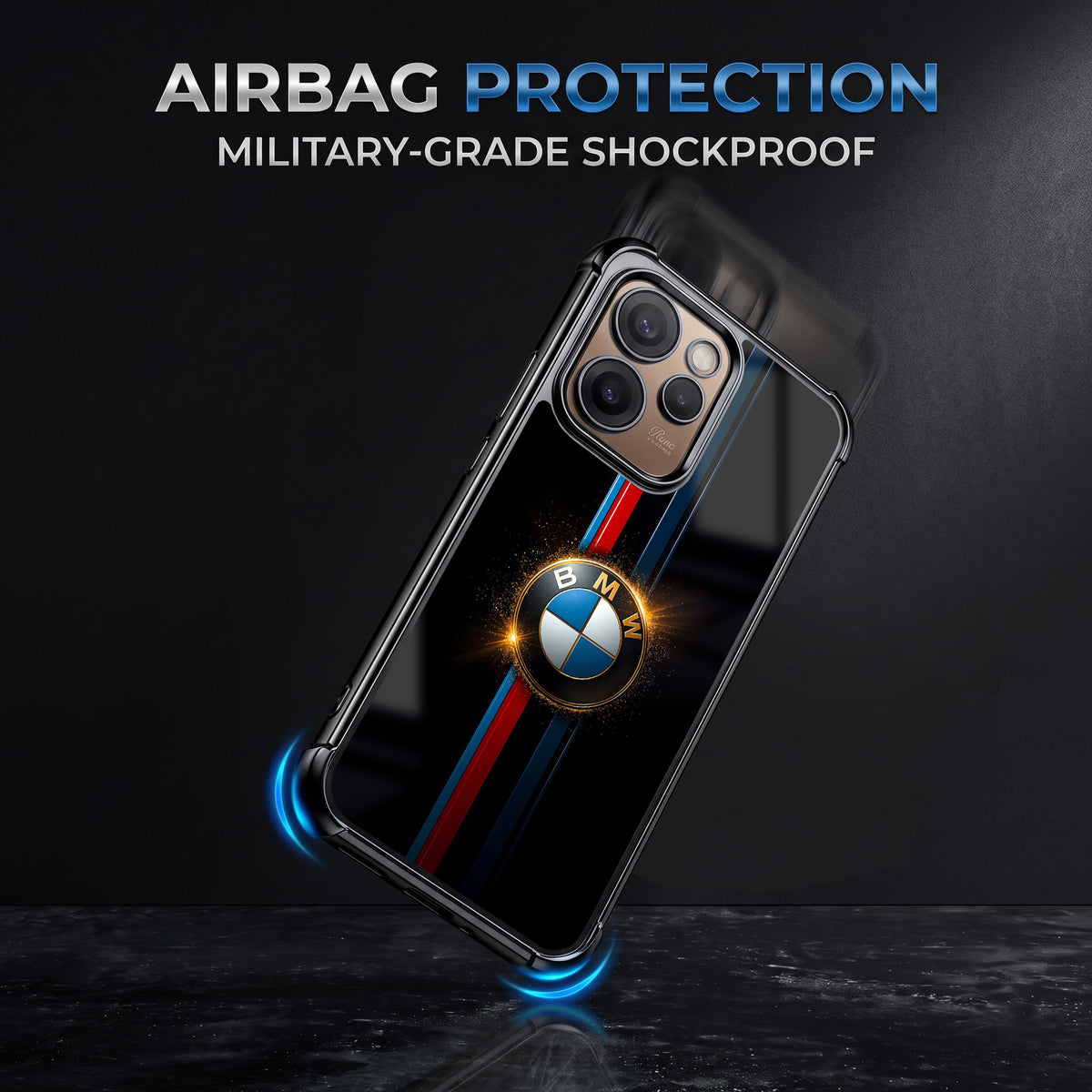 Oppo Reno 15 Pro Mini 5G Premium BMW Logo Airbags Printed Back Case