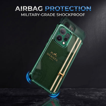 Oppo Reno 14 5G Hermes Paris Logo Airbags Printed Back Case