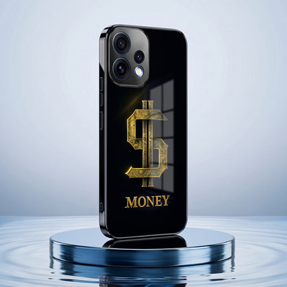 Oppo Reno 15 5G Money Black Electroplated Glass Phone Back Case