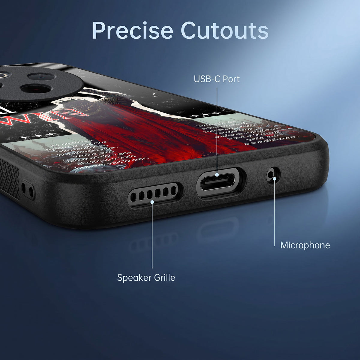 Vivo T4 5G The Strongest Will Win Acrylic Glass Back Case