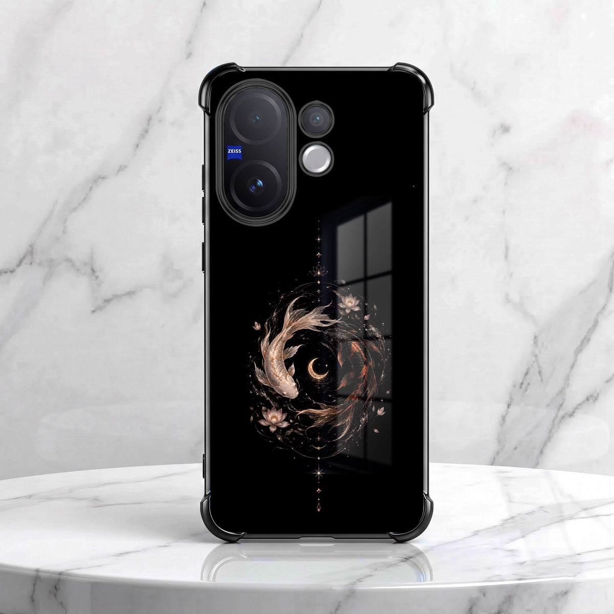 Vivo V60 5G Celestial Koi Airbags Printed Back Case