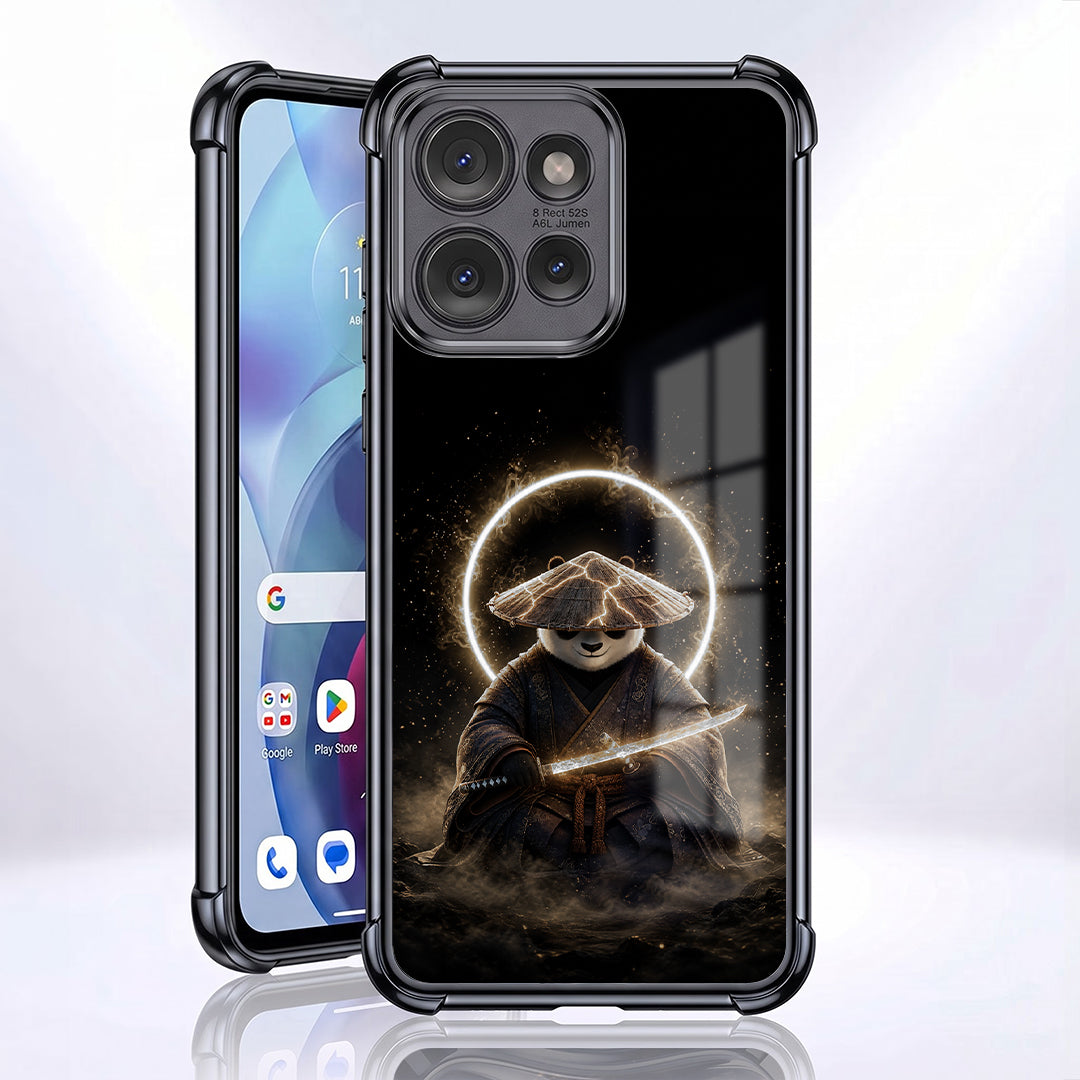 Motorola Edge 50 5G Warrior Panda Airbags Printed Back Case
