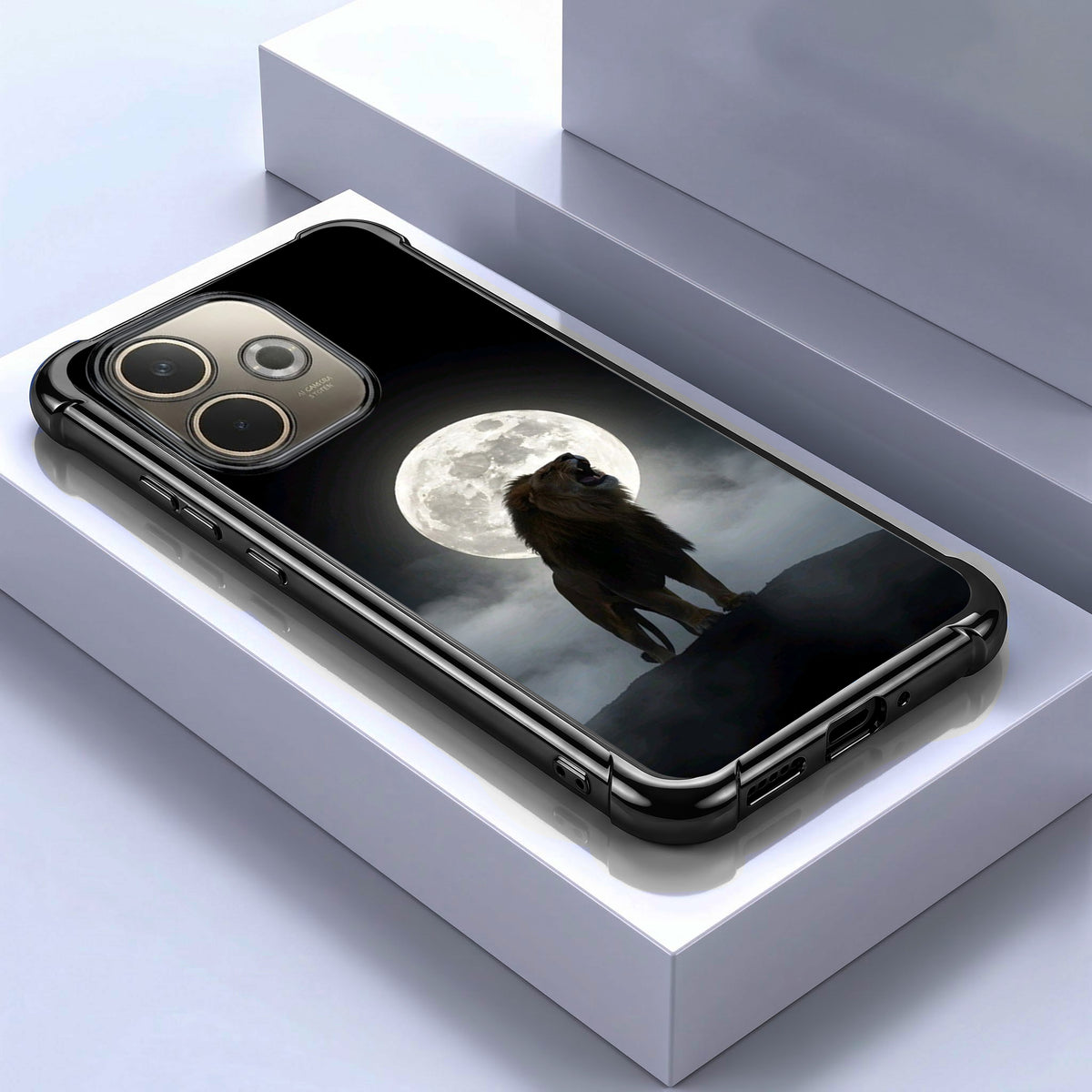 Oppo A5 Pro 5G Lunar Wolf Airbags Printed Back Case