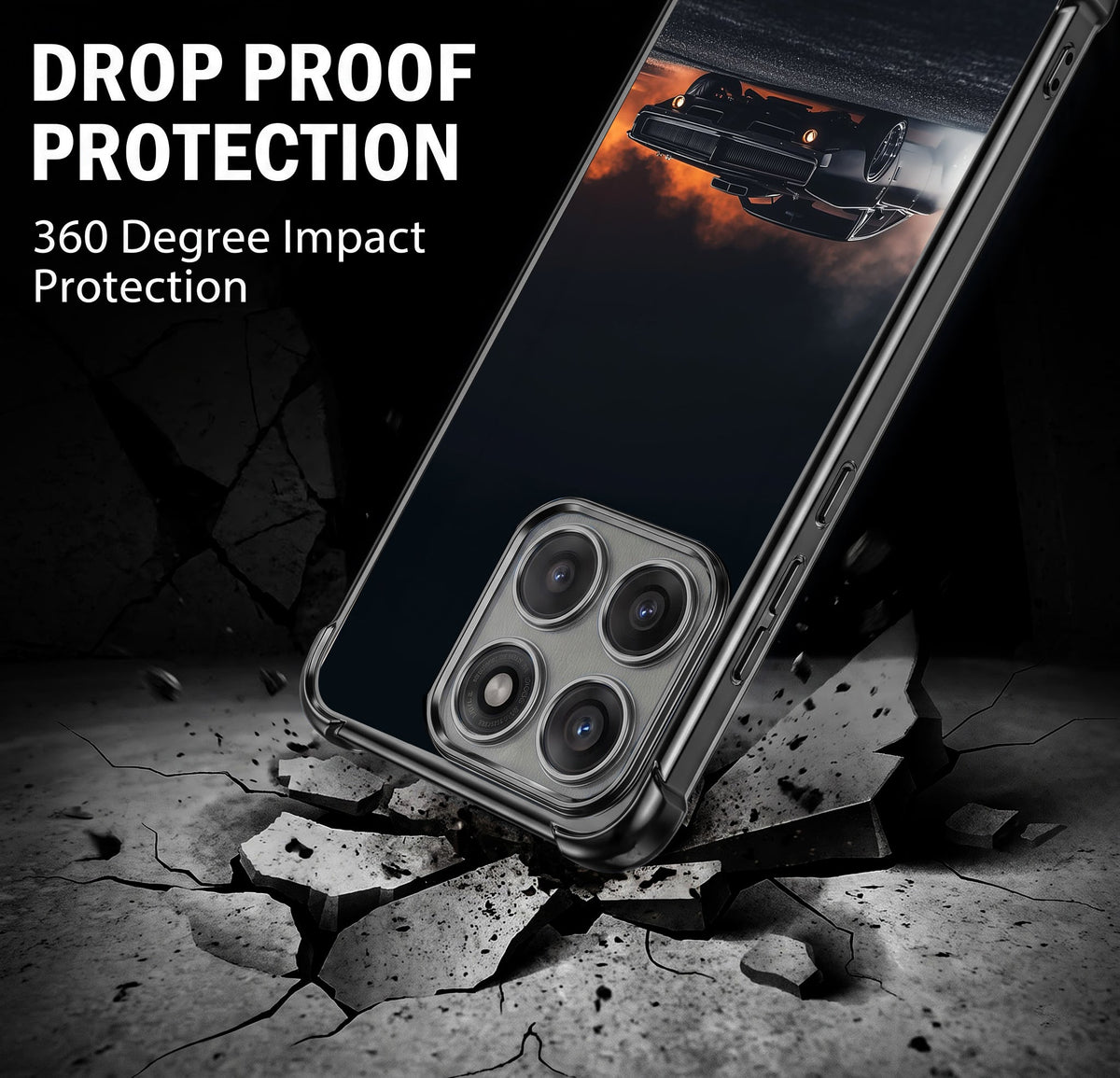 Motorola Edge 60 Pro 5G Shadow Drive Airbags Printed Back Case