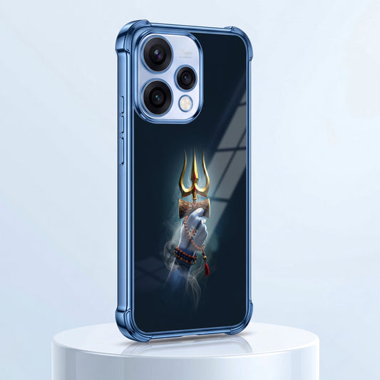 Oppo Reno 15 5G Premium Golden Trishul Airbags Printed Back Case