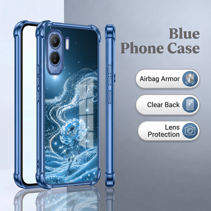 Vivo T5 Pro 5G Blue Rose Airbags Printed Back Case