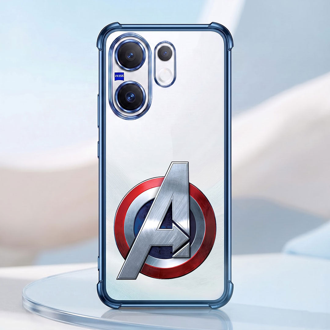 Vivo X200 FE 5G Premium 3D Spot UV Avengers Sticker Shockproof Airbags Case