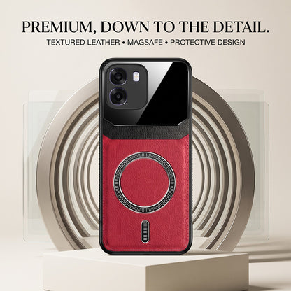Oppo K14 5G Premium Magsafe Magnetic Leather Lens Protective Case