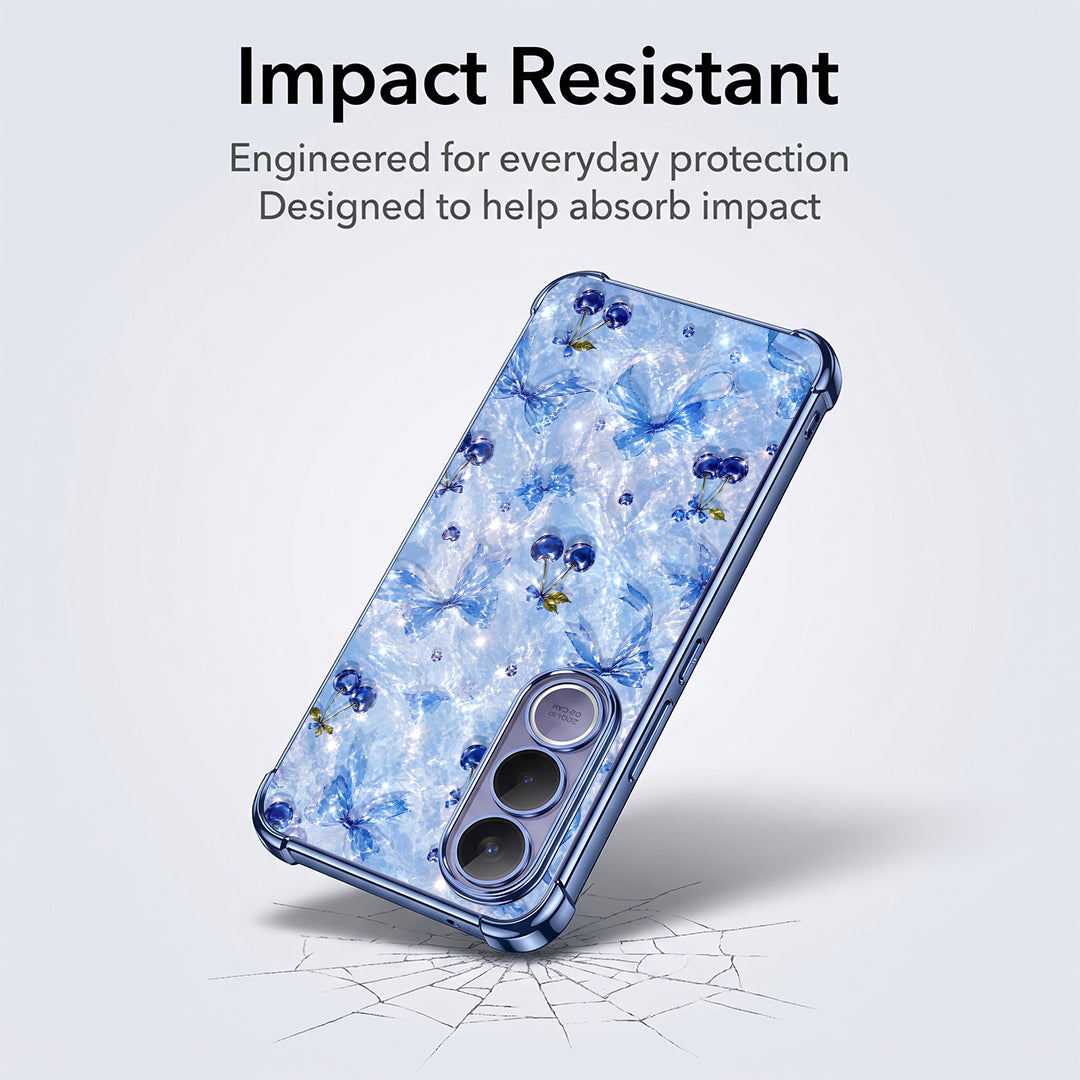 Vivo V70 FE 5G Blue Cherry Airbags Printed Back Case