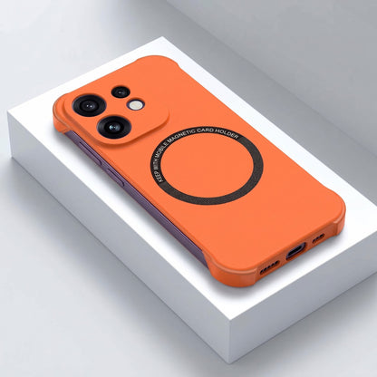 Oppo Reno 16 5G Frameless Magnetic Wireless Charging Case — Ultra-Slim Clear MagSafe Compatible Cover