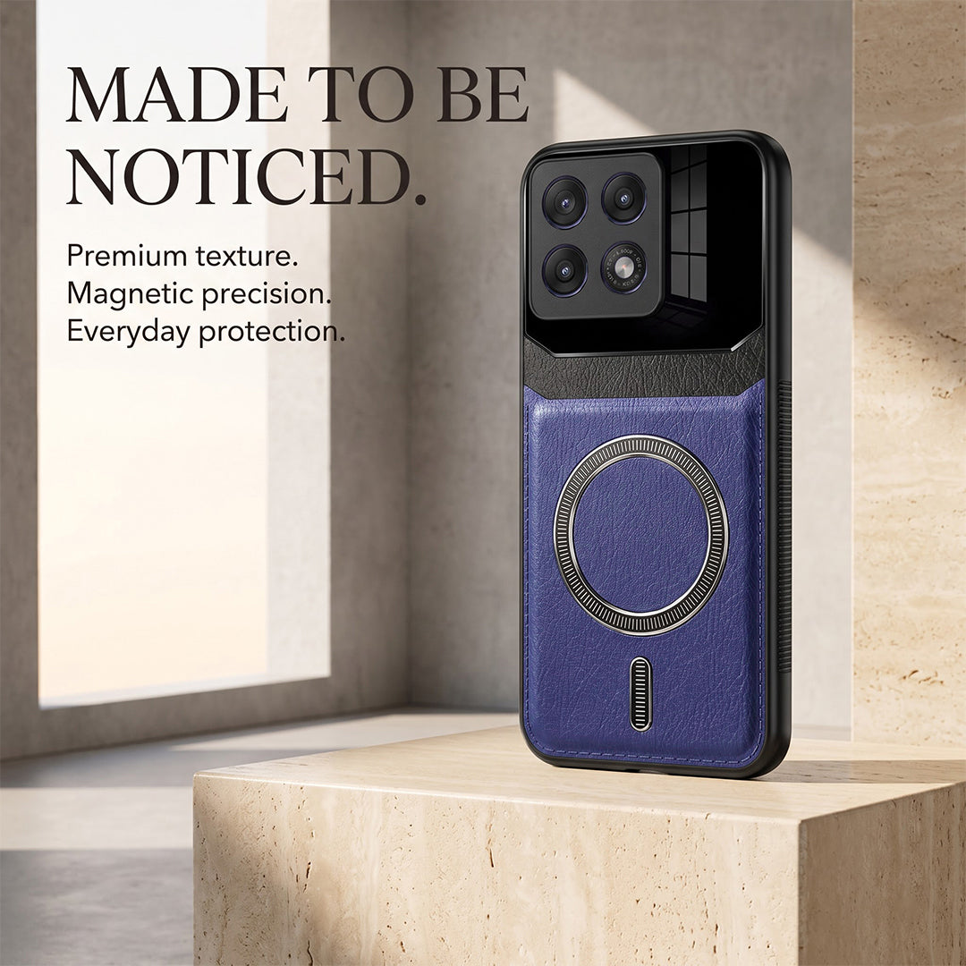 Motorola Edge 70 Pro 5G Premium Magsafe Magnetic Leather Lens Protective Case