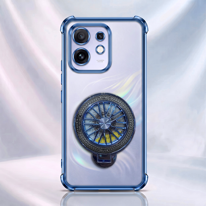 Oppo Reno 16 5G Premium Stress Buster Wheel Rotating Shockproof Airbags Case