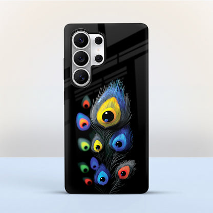 Samsung Galaxy S24 Ultra 5G Multi-Feather Peacock Protective Cases