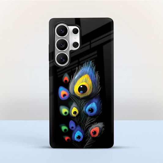 Samsung Galaxy S25 Ultra 5G Multi-Feather Peacock Protective Cases
