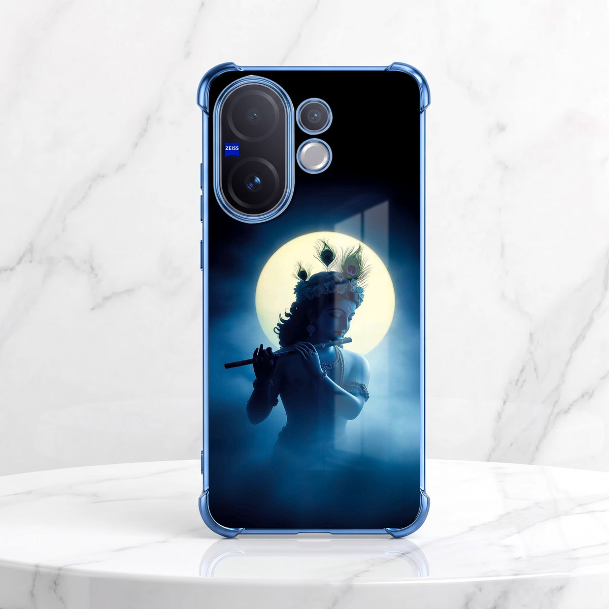 Vivo V60 5G Midnight Krishna Airbags Printed Back Case