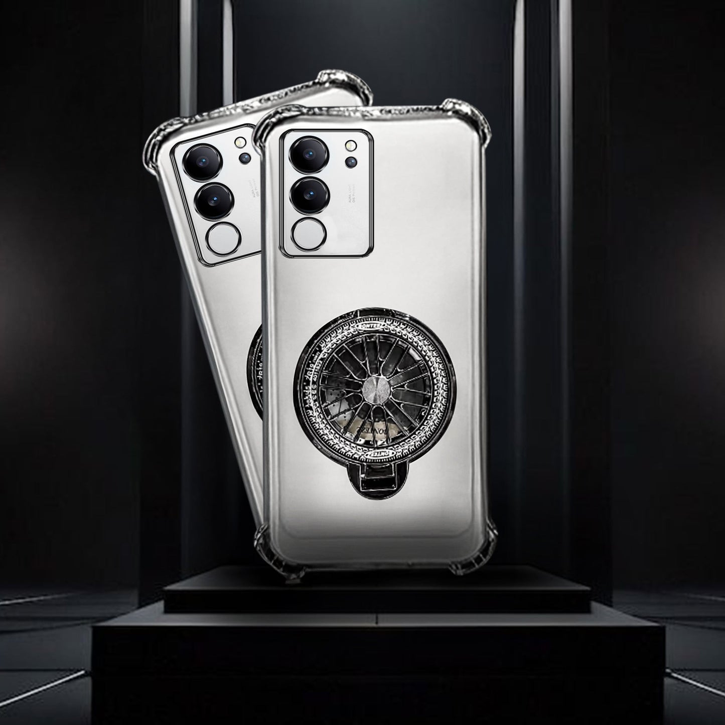 Vivo V29/V29 Pro 5G Premium Stress Buster Wheel Rotating Shockproof Airbags Case