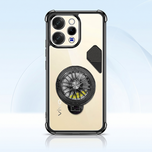 Vivo V70 5G Stress Buster Wheel Shockproof Airbag Heat-Dissipation Case