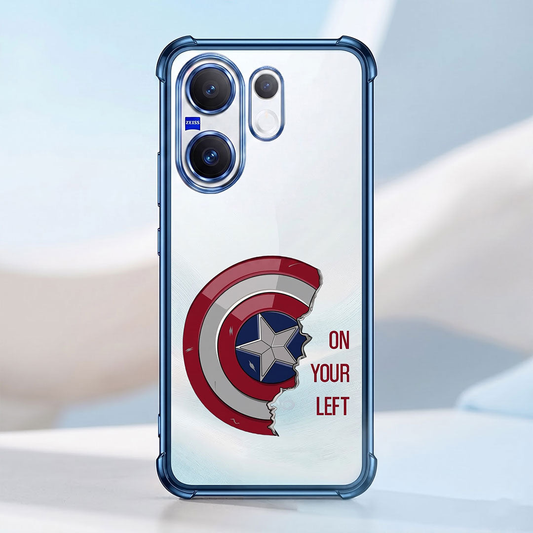 Vivo X200 FE 5G Premium 3D Spot UV Shield Sticker Shockproof Airbags Case