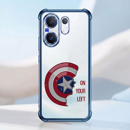 Vivo X200 FE 5G Premium 3D Spot UV Shield Sticker Shockproof Airbags Case