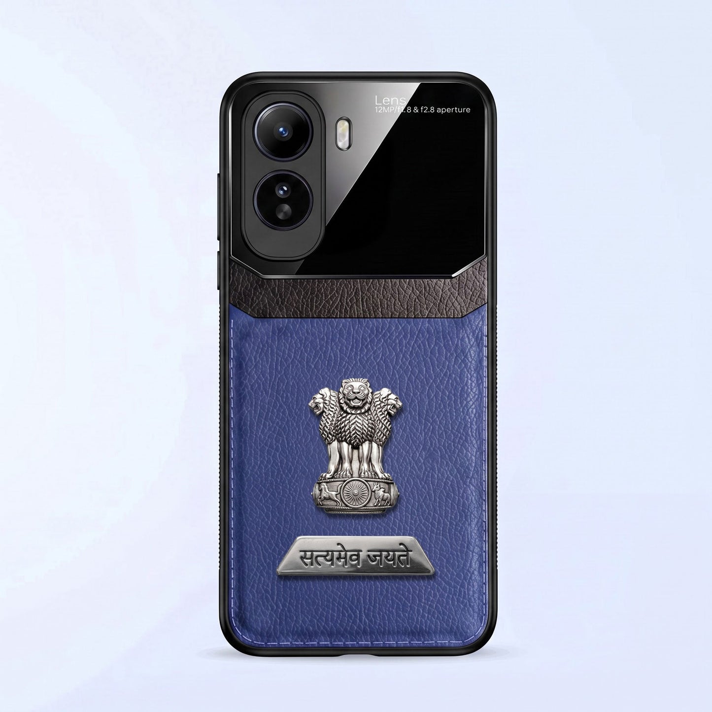 Vivo T5 Pro 5G Satyamev Jayate 2-in-1 Emblem Leather Lens Protective Back Case