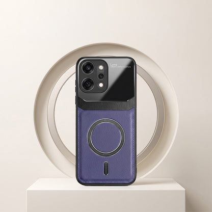 Oppo Reno 14 Pro 5G Premium Magsafe Magnetic Leather Lens Protective Case