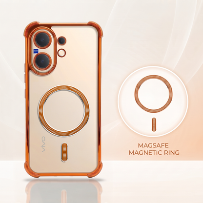 Vivo V60 5G Magsafe Airbag Cosmic Orange Case