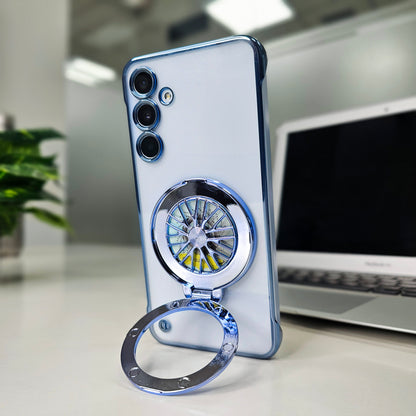 Samsung Galaxy A55 5G Porsche® Wheel Frameless Case blue