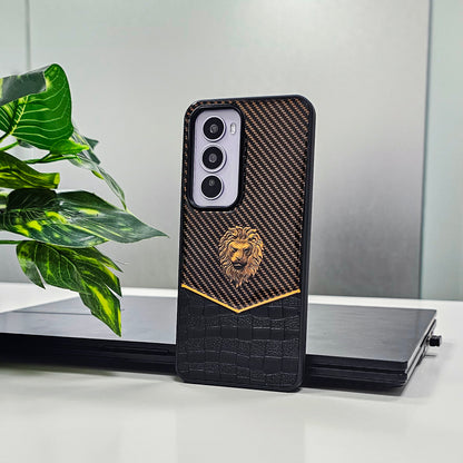 hybrid design leather oppo reno 12 pro cover