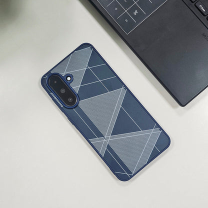 Samsung Galaxy A36 5G Triangle Pattern Matte Back Shockproof Case