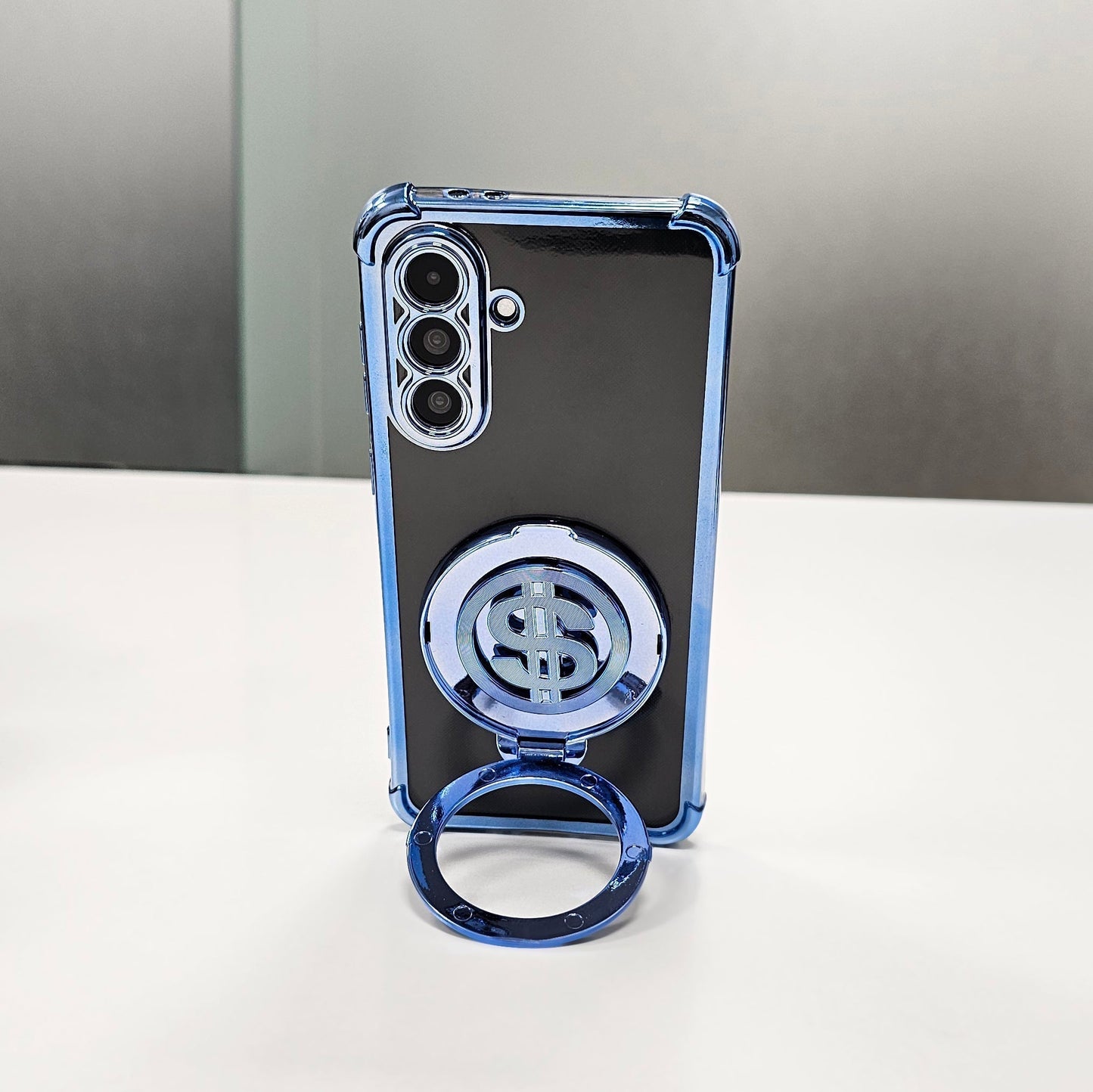 Samsung Galaxy A56 5G Four Corner Airbags 100% Original Astro Money Magnet Rotating Dollar Case (Buy 1 Get 1 Surprise Cover)