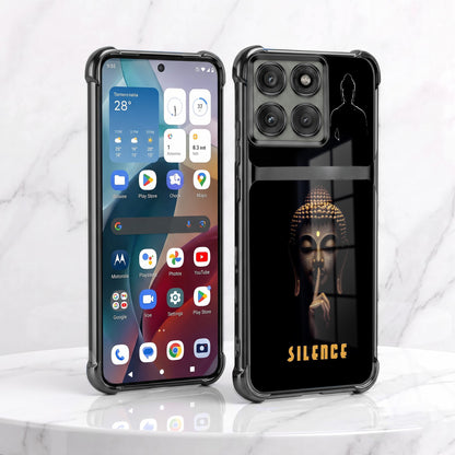 Motorola Edge 60 Pro 5G Silent Buddha Dual-Tone Transparent Airbags Case