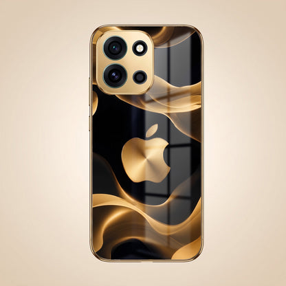 OnePlus Nord 6 5G Luxury Wave Gold Electroplated Glass Phone Back Case