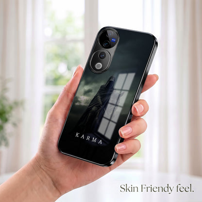 Vivo V40 Pro 5G Karma Black Electroplated Glass Phone Back Case