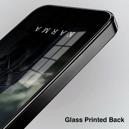 Vivo V50 5G Karma Black Electroplated Glass Phone Back Case
