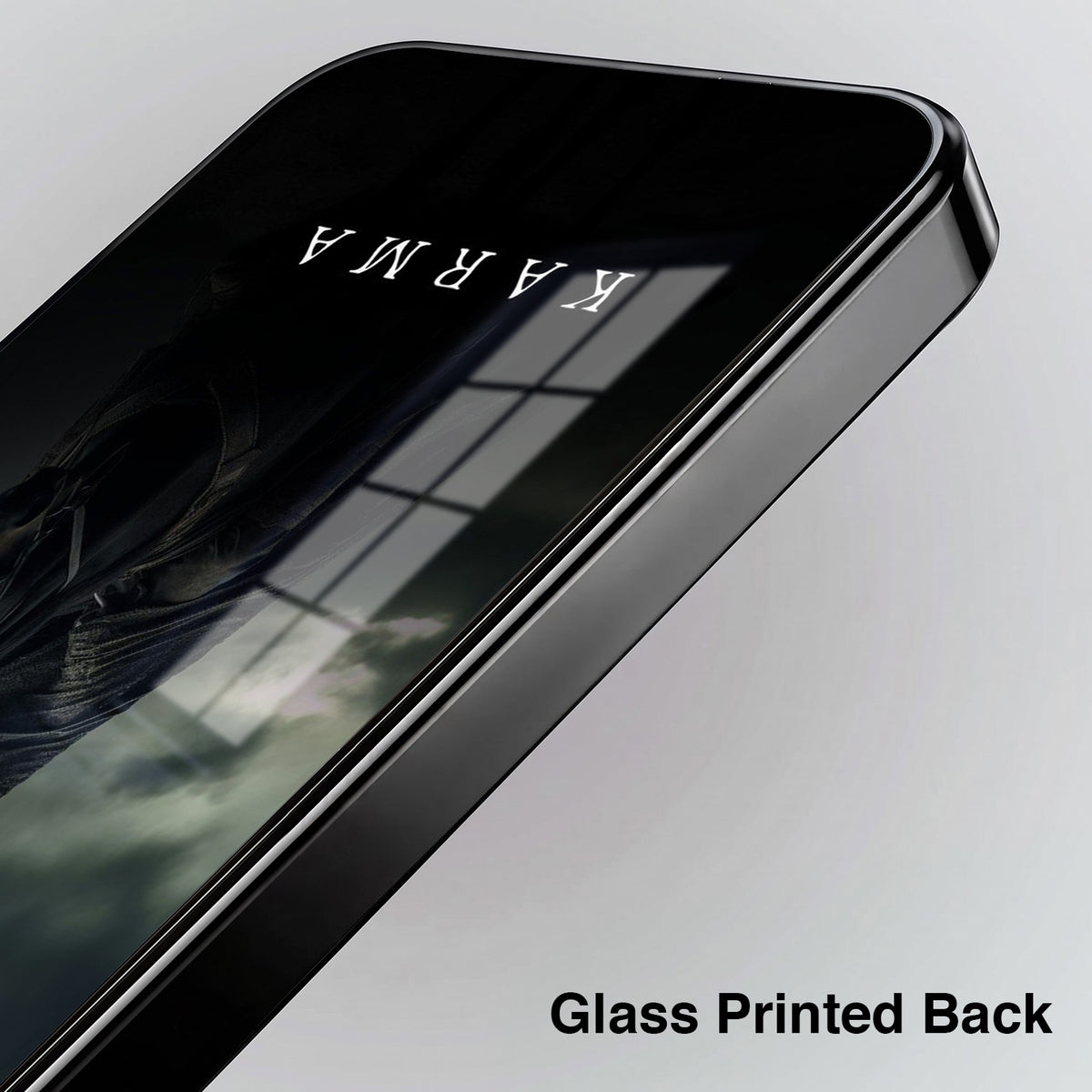 Redmi Note 15 Pro Plus 5G Karma Black Electroplated Glass Phone Back Case