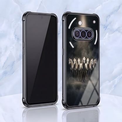 Nothing Phone 3a 5G Running Horses Airbags Printed Back Case