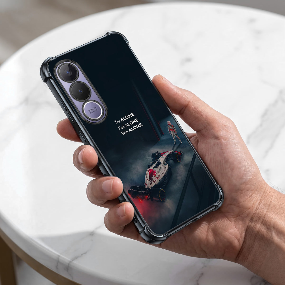 Vivo V70 FE 5G F1 Alone Airbags Printed Back Case