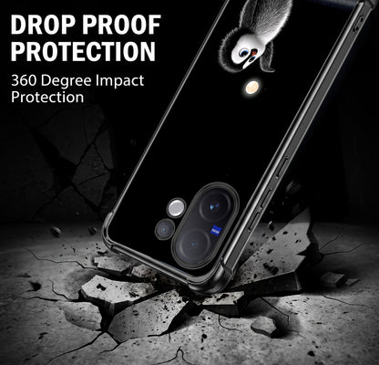 Vivo V60 5G Moonlight Penguin Airbags Printed Back Case