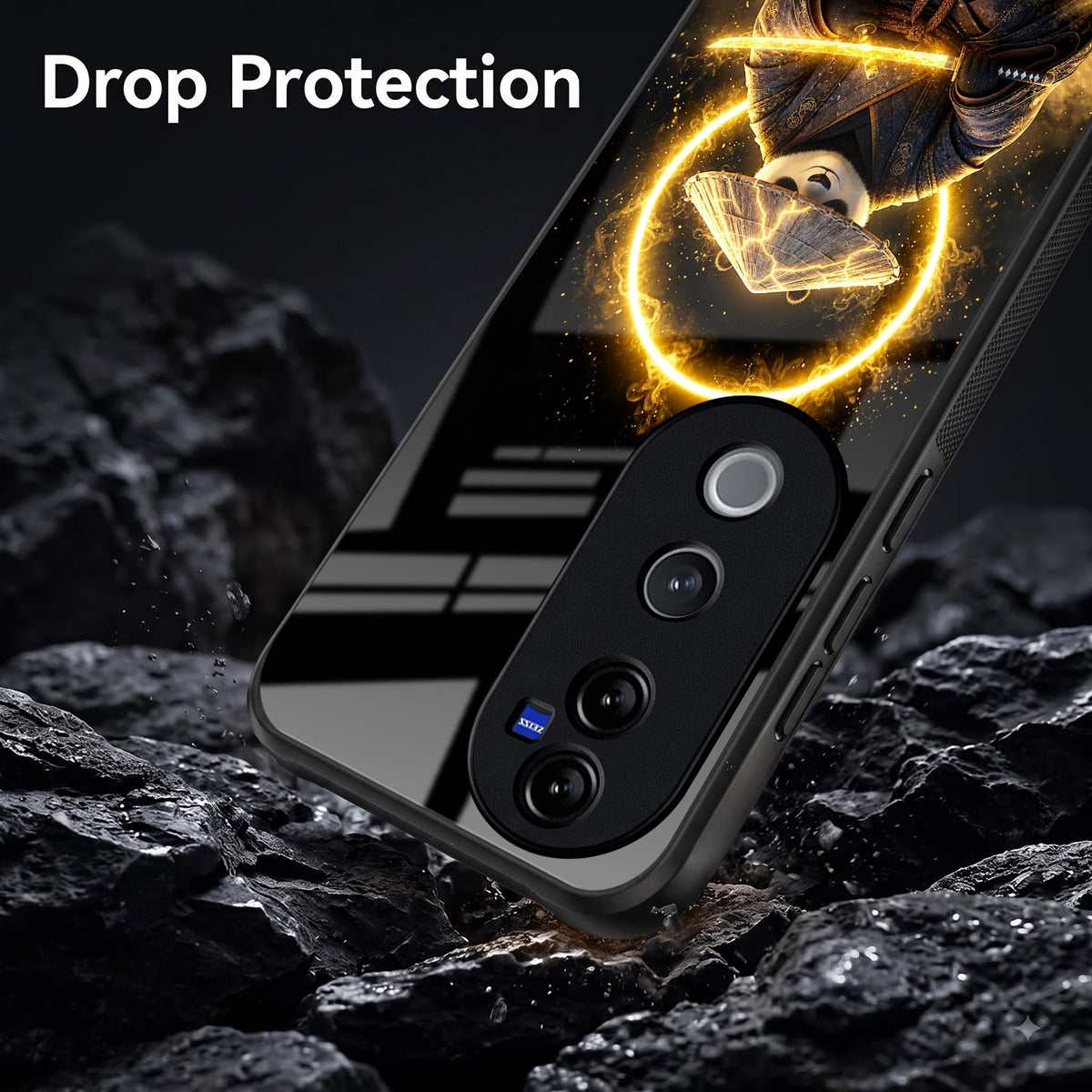 Vivo V40 Pro 5G Warrior Panda Acrylic Glass Back Case