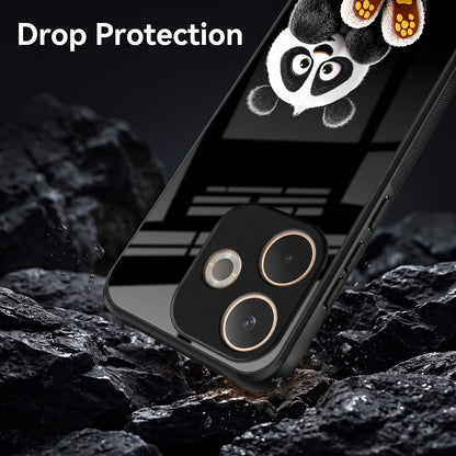 Oppo A5 Pro 5G Cute Panda Acrylic Glass Back Case
