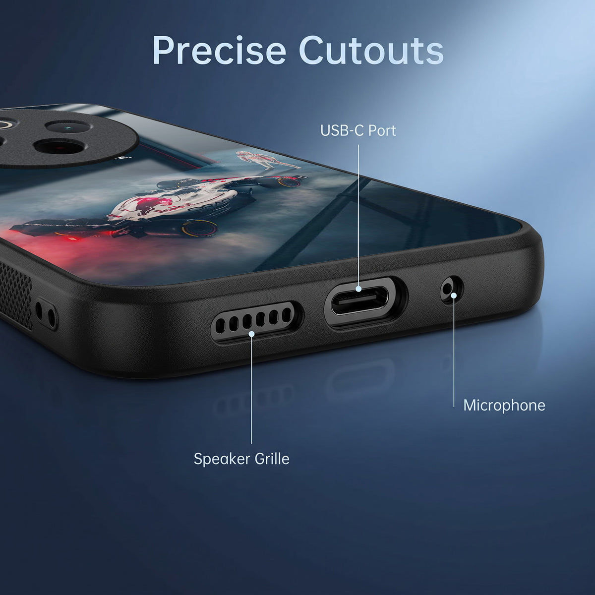 Vivo T4 5G Win Alone F1 Racing Acrylic Glass Back Case