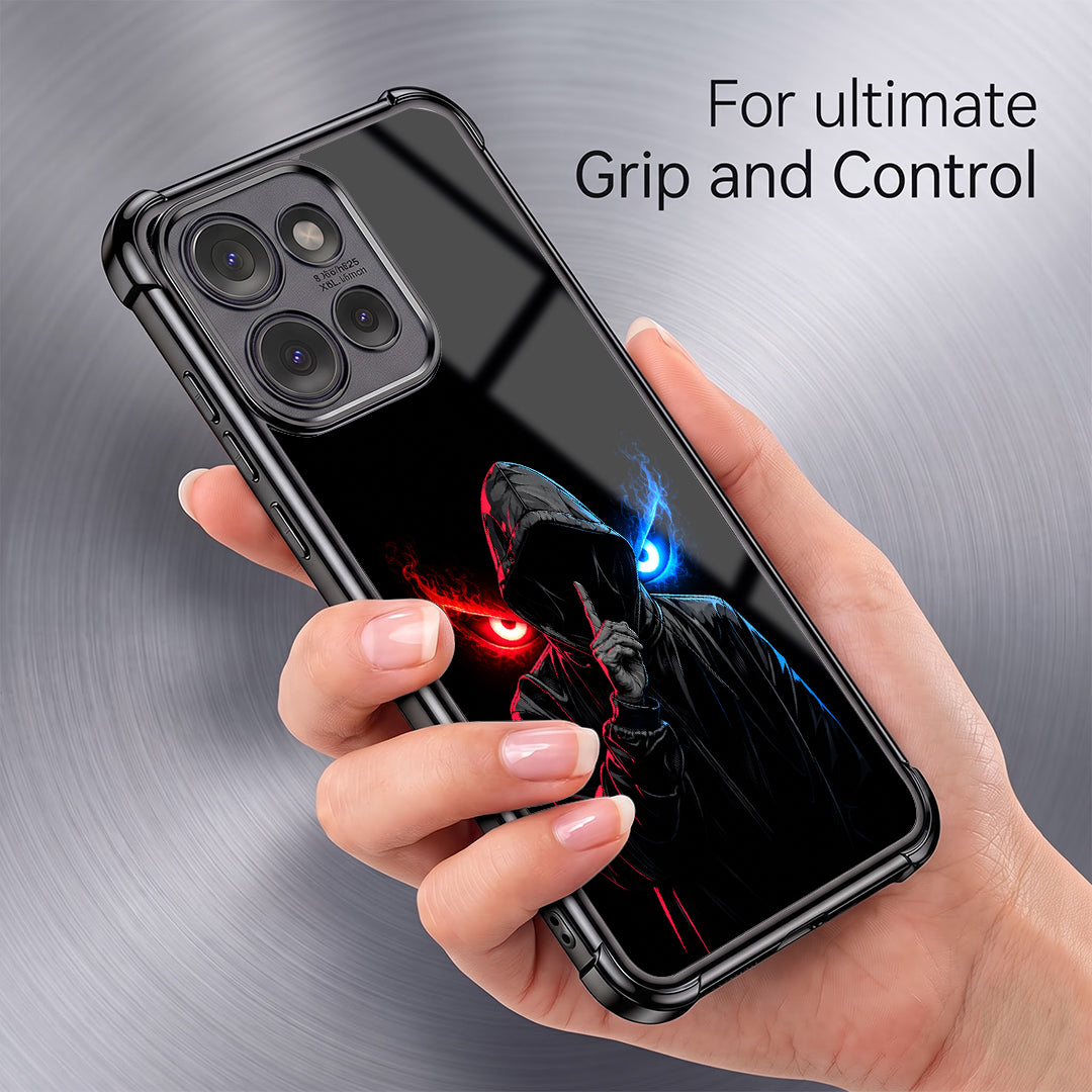 Motorola Edge 50 Neo 5G Hooded Shadow Demon Airbags Printed Back Case