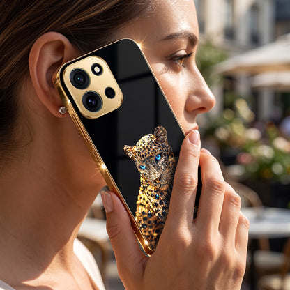 OnePlus Nord 6 5G Panther Gold Electroplated Glass Phone Back Case