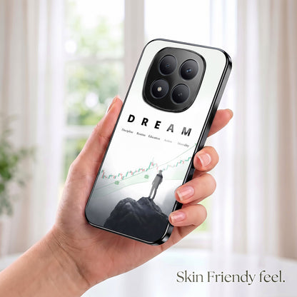 Redmi Note 15 Pro Plus 5G Dream Black Electroplated Glass Phone Back Case