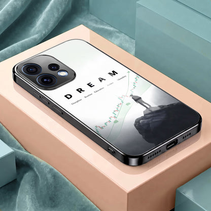Oppo Reno 15 5G Dream Black Electroplated Glass Phone Back Case