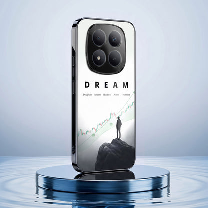 Redmi Note 15 Pro Plus 5G Dream Black Electroplated Glass Phone Back Case